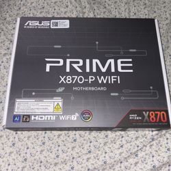 ASUS Prime X870-P WiFi AM5 Motherboard – Brand New Sealed