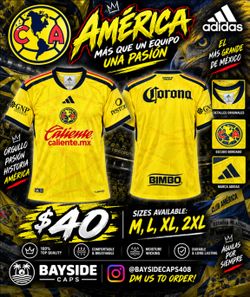 Brand New Addidas América Soccer Jersey, Bimbo America Soccer Jerseys, Soccer Jerseys, Jerseys, Soccer