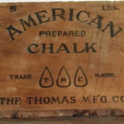 Vintage American Chalk. Box