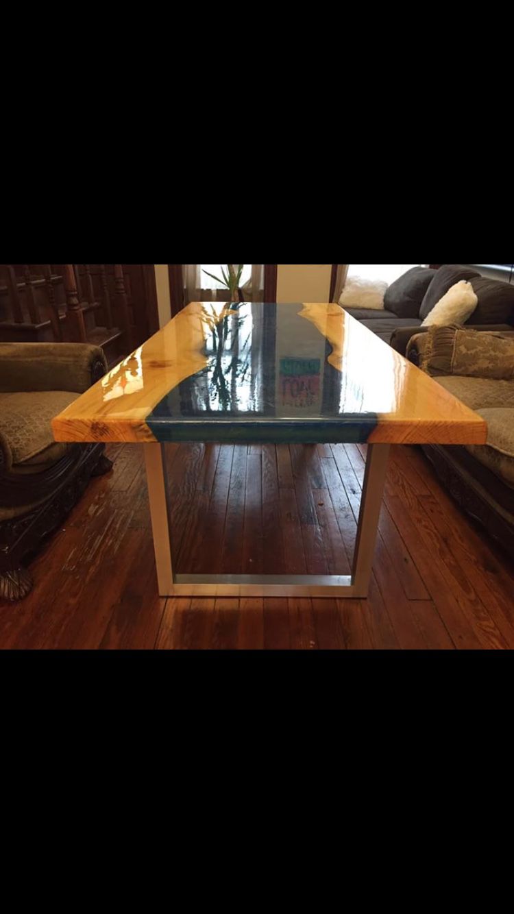 Resin River Table