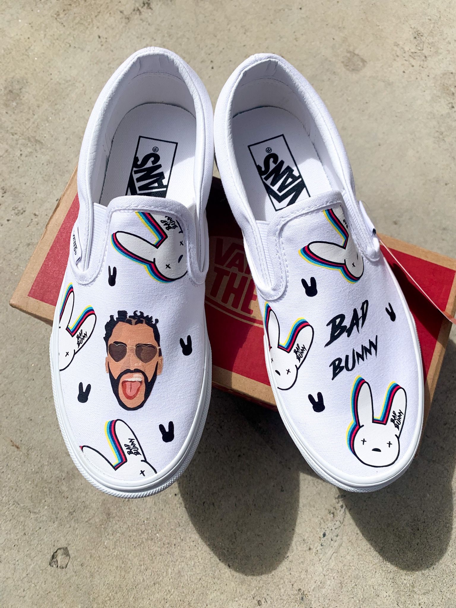 Bad Bunny Custom Vans