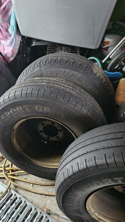 Four Toyota Tacoma Rims And Tires