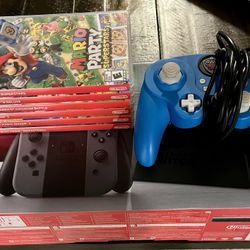 Nintendo Switch Console BUNDLE games/controller