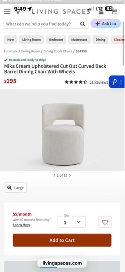 4 kitchen chairs living spaces mika