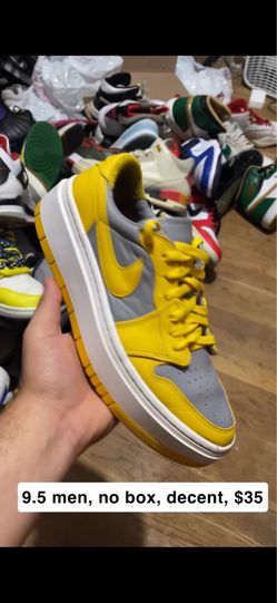 Af1 yellow 9.5 men