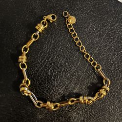 Gold plated bracelet