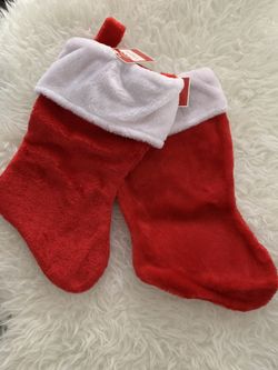 Stocking Red And White