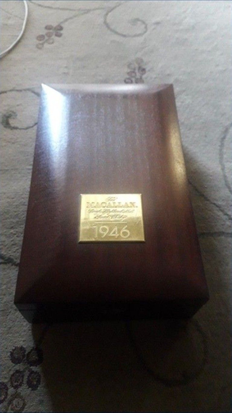 Rare MCALLEN Empty Whiskey Box No Key!