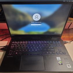 Gaming Laptop, Omen 16 RTX 2060 • i7 • 16GB RAM • 300Hz Screen 