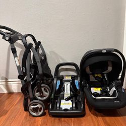 stroller,carseat and base (NOT FREE CHECK DESCRIPTION)