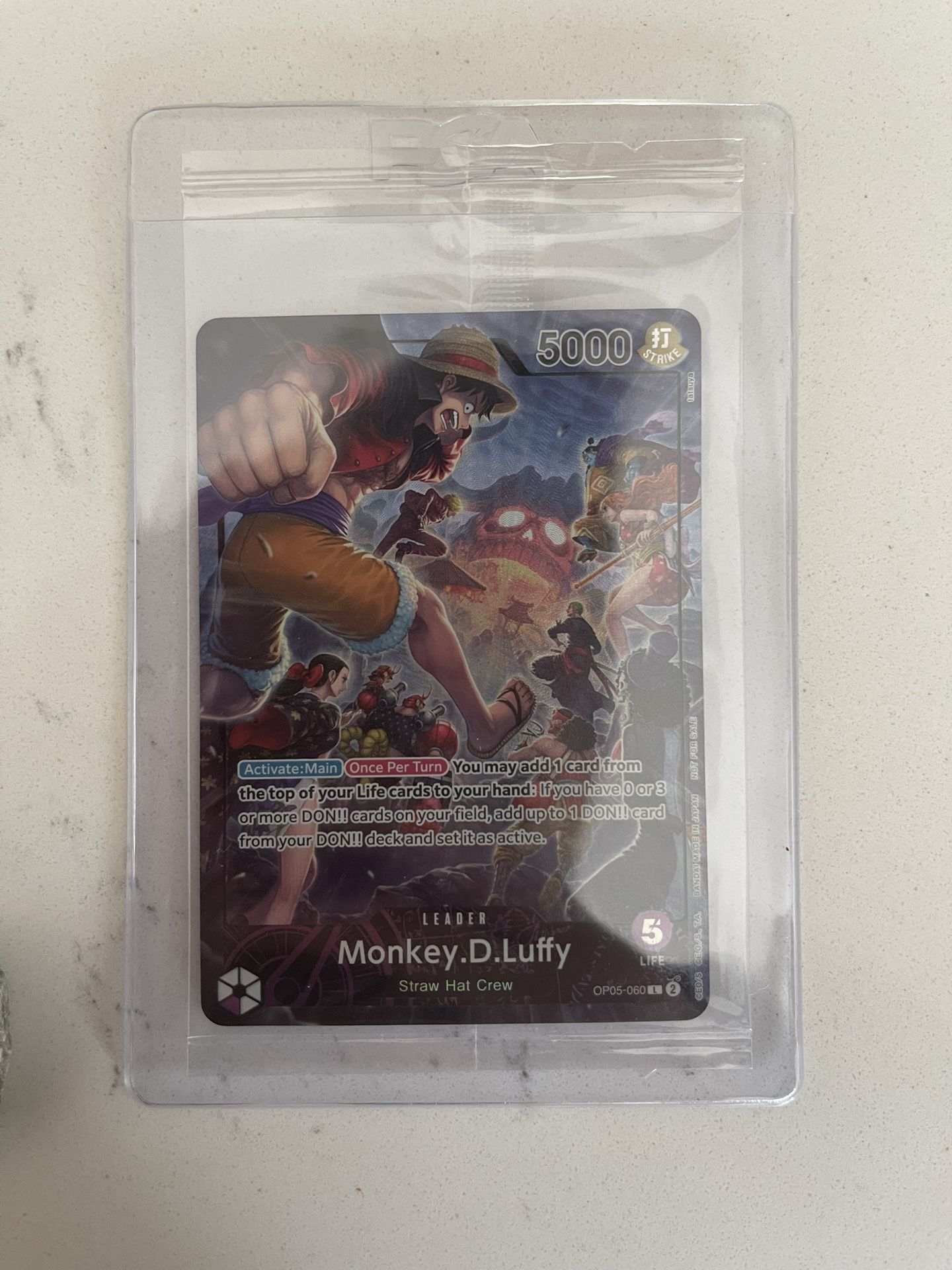 One Piece Monkey D Luffy PSA Collector Club Promo