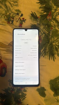 Samsung Galaxy A42 5G -128 GB Storage, Unlocked