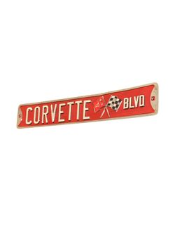 Corvette Street Sign