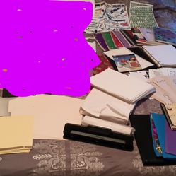 Large Collection Of School, Office & Coloring Supplies