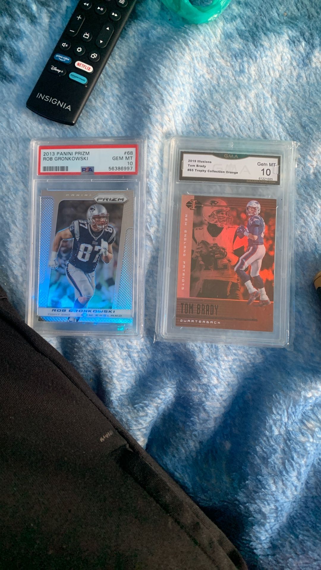 Tom Brady And Rob Gronkowski Rated 10 Card