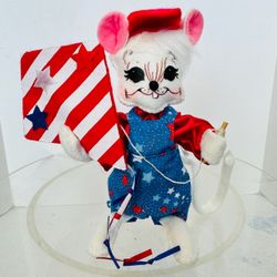 Annalee 2017 Patriotic Boy Mouse with Kite 6" Doll Independence Day July 4th