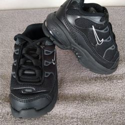 Nike Little Air Max Plus Toddler Shoe Black Size 4c 314730-053 Sneakers