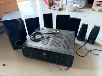JVC AV Receiver with Speakers