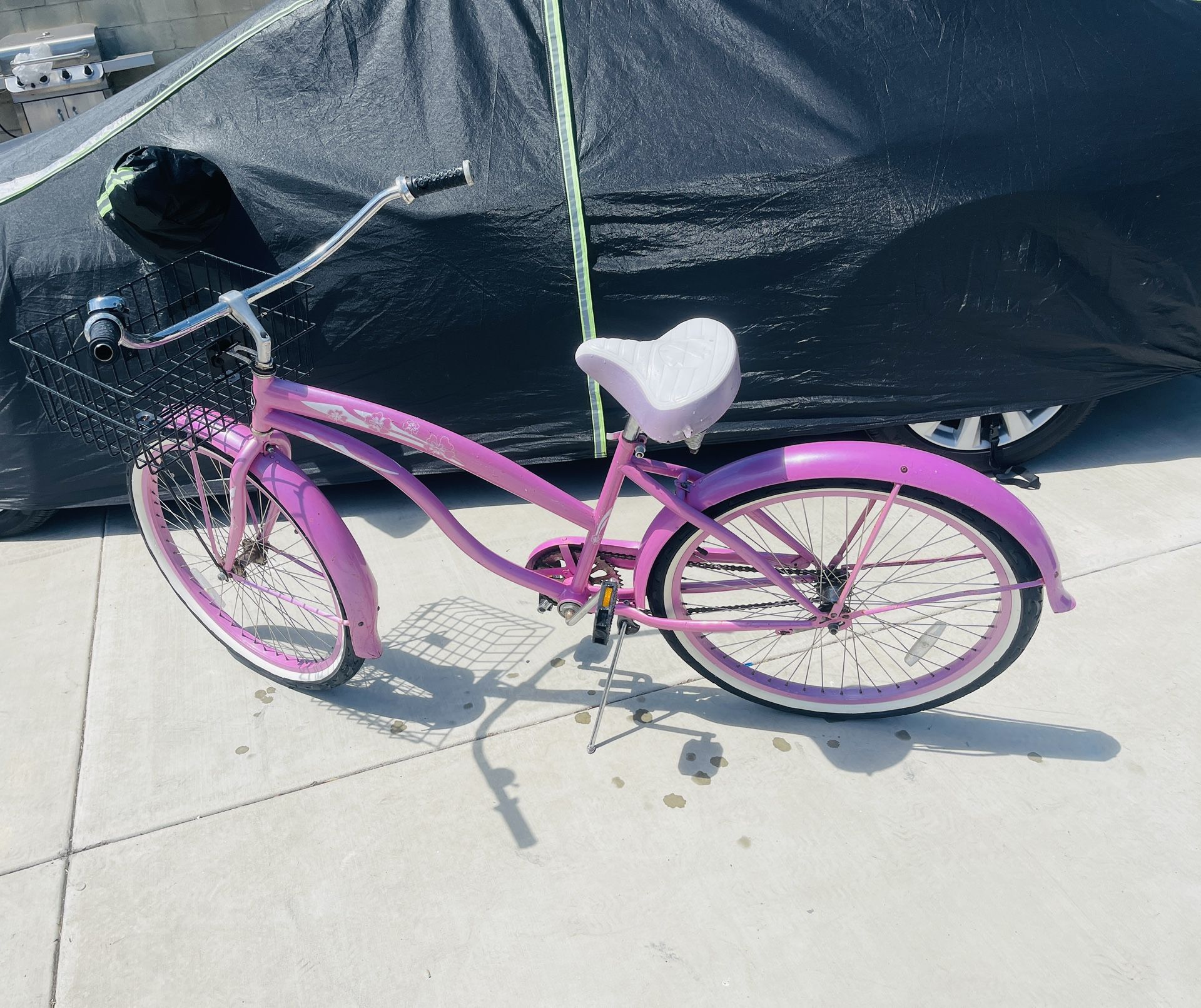26” Wheels Beach Cruisers Pink Bike Adult Bicycle