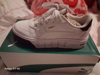 Puma White Low-Top Sneakers