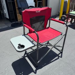 ULINE Folding Camping Chair Directors Chair Like New