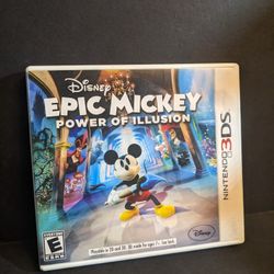 Epic Mickey Power Of Illusion Nintendo 3ds