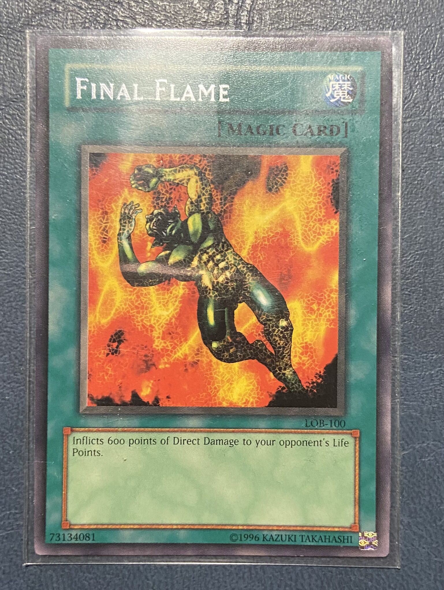 Yu-Gi-Oh! Final Flame LOB-100 Rare - Mint 2002