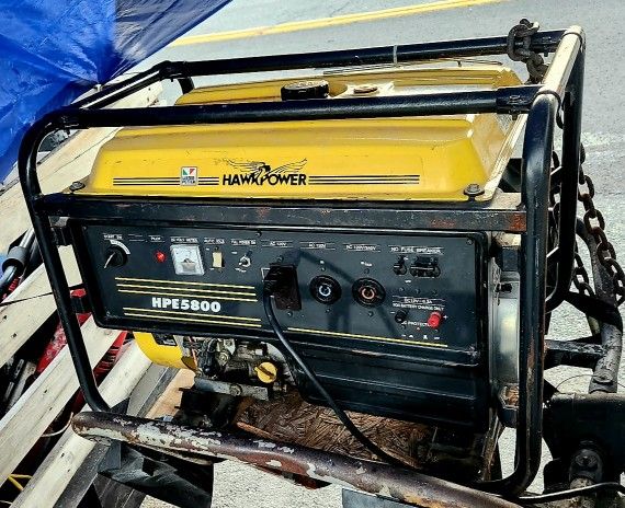 Hawkpower 5800/5000 W running generator in excellant condition