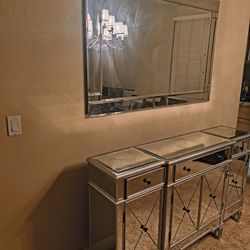 Mirror Hutch And Mirror 