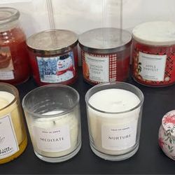 Used Candles Pumpkin Apple etc $20 for All