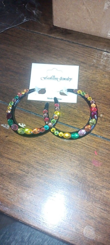 Earrings In Different Colors