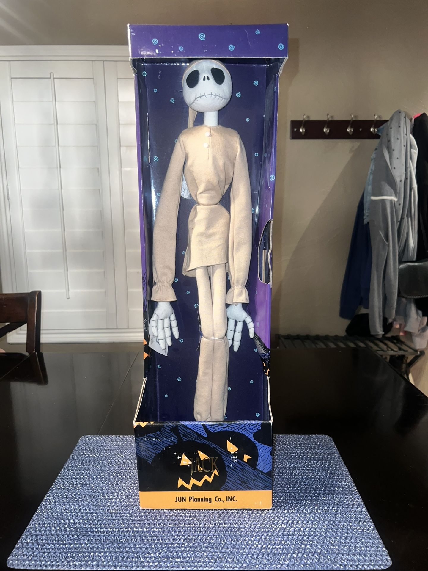 Rare JUN Planning Co., INC Tim Burton’s The Nightmare Before Christmas 24inch Pajama Jack