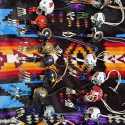Football Helmets Car Decor