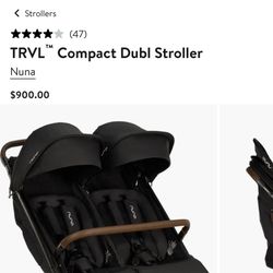 DOUBLE NUNA STROLLER