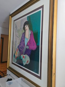 Itzchak Tarkay Paintings (2) Beautifully Framed
