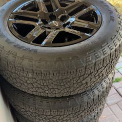 Silverado Rims Black 20s 