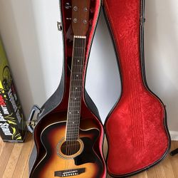 Guitar w/ Case and Cleaning And Repair Kit