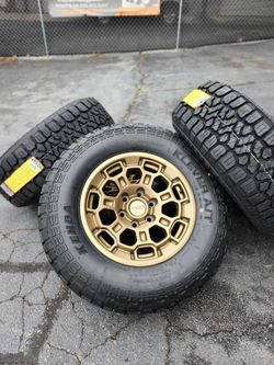 Brand New 17" Toyota TRD Pro Wheels A/T Tires 