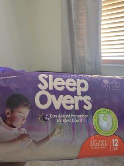 SleepOvers Pull Up by Cuties, 12 Cout(60-125lbs/27-57kgs)