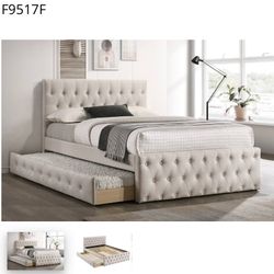 Full Over Twin Trundle New Beds With Both Mattresses Included 