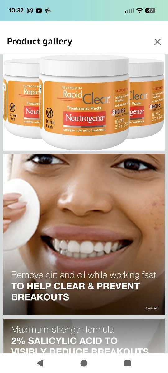 Neutrogena Rapid Clear Pads 3pack