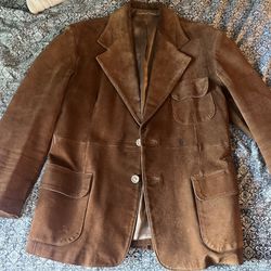 Mcgregor Suede Leather Jacket 42 