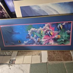 limited edition print by marine artist David Miller, titled "Vivid Splendor". 
