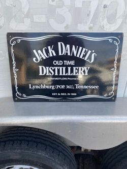 Jack Daniel’s Porcelain double sided Sign