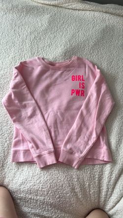 pink sweatshirt