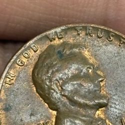 1964  Lincoln Penny RARE  in GOD (WE) trust Close Error