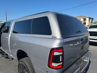 Camper Shell only USED A.R.E. Z SERIES CAMPER SHELL LOADED – RAM 2500/3500 6'4" BED Billet Silver Finish