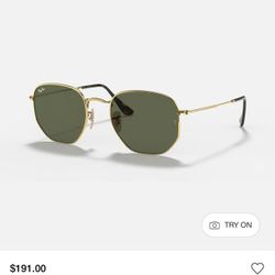 Ray Bans Sunglasses- RB3548N Hexagonal Flat Lenses