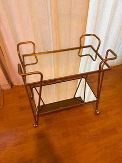 Gold bar cart