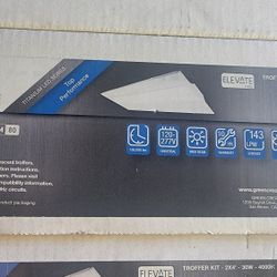 Office retrofit lights.